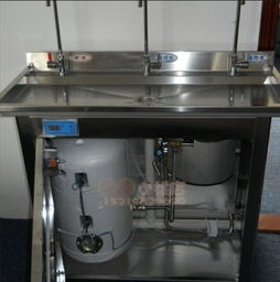 商用不锈钢节能开水器智能饮水台3水龙头温热型直饮水机净水器